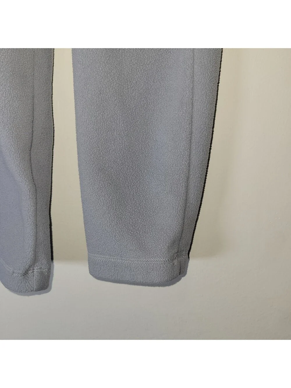 The North Face Men's S Small Gray Black 1/4 Zip Fleece Pullover Jacket Outdoor